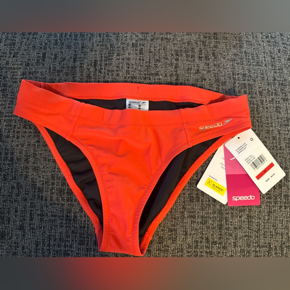 Speedo Women's Vibrant Red Bikini Bottom
